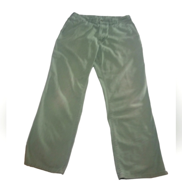 Patagonia Men's Green Khaki Flat Front Pants - Picture 2 of 10